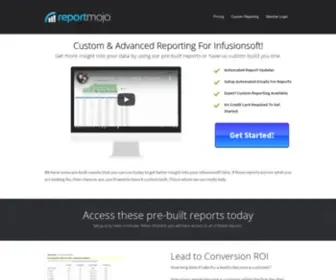 Reportmojo.com(Custom Reporting For Infusionsoft) Screenshot