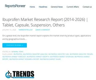 Reportspioneer.com(ReportsPioneer) Screenshot