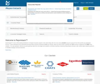 Reportstack.com(Browse and buy Market research reports) Screenshot
