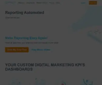 Reportz.io(Digital Marketing KPI Dashboard Reporting Software) Screenshot