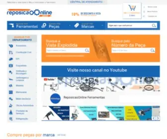 Reposicaoonline.com.br(Reposição Online) Screenshot