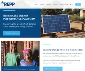Repp.energy(The Renewable Energy Performance Platform) Screenshot