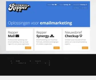 Repper.nl(Oplossingen voor emailmarketing) Screenshot