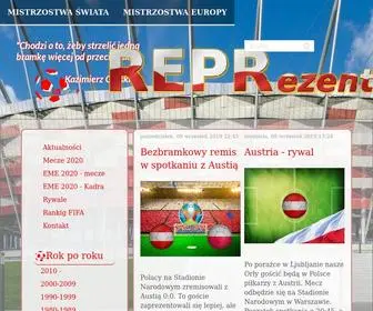 Repra.pl(Mecze reprezentacji Polski) Screenshot