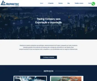 Repretec.com.br(Repretec Trading) Screenshot