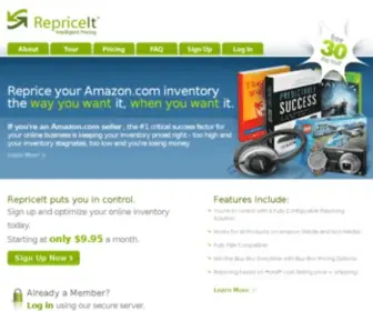 Repriceit.com(Reprice your Amazon.com inventory) Screenshot
