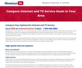 Repriserec.com(Compare Internet and TV Service Deals in Your Area) Screenshot