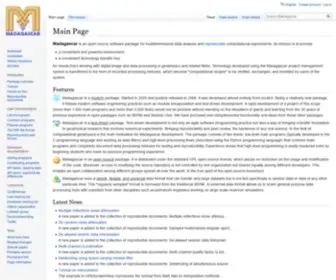 Reproducibility.org(Madagascar) Screenshot