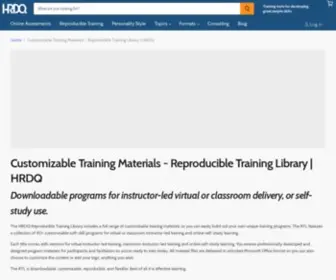 Reproducibletraininglibrary.com(Reproducibletraininglibrary) Screenshot