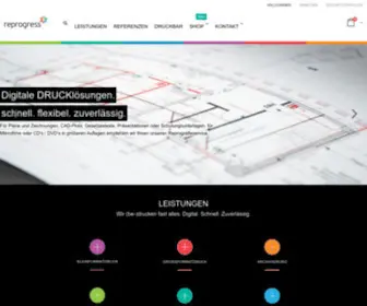 Reprogress.de(Digitaldruck aus Dresden) Screenshot