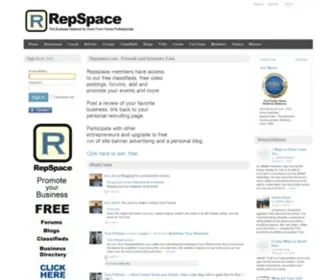 Repspace.com(Home) Screenshot