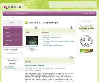 Reptarium.cz(Teraristika a herpetologie) Screenshot