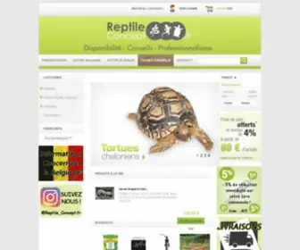 Reptile-Concept.fr(Reptile Concept) Screenshot