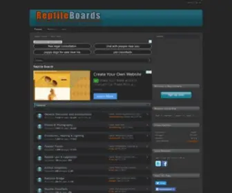Reptileboards.com(Reptile Boards) Screenshot