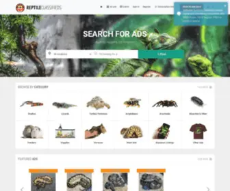 Reptileclassifieds.ca(REPTILE CLASSIFIEDS) Screenshot