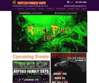 Reptilefamilyexpo.com(Reptile family expo) Screenshot