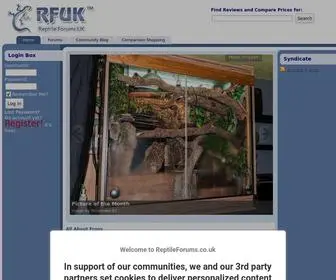 Reptileforums.co.uk(Reptile Forums) Screenshot