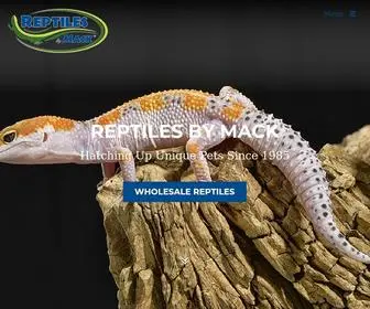 Reptilesbymack.com(Hatching Up Unique Pets Since 1985) Screenshot