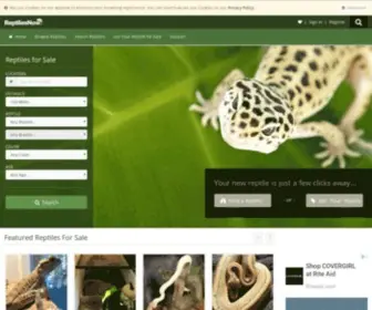 Reptilesnow.com(Reptiles Now) Screenshot