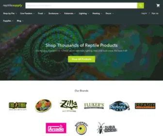 Reptilesplus.com(Reptile Supplies & Products + Live Feeders) Screenshot