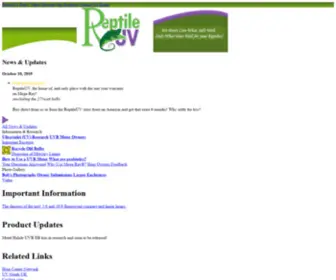 Reptileuv.com(ReptileUV) Screenshot