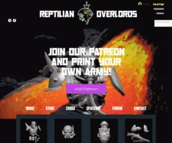 Reptilian-Overlords.com(My blog) Screenshot