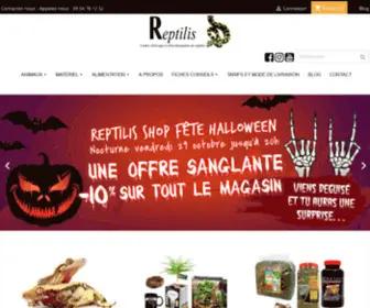 Reptilis.com(Reptilis Shop) Screenshot