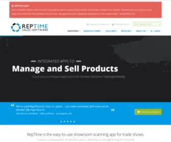 Reptime.com(RepTime Sales Rep Software System) Screenshot