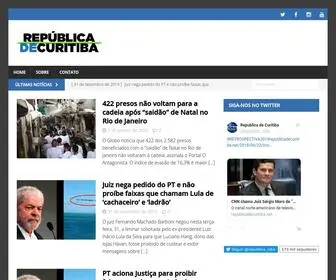 Republicadecuritiba.net(República de Curitiba) Screenshot