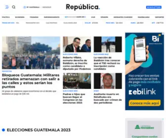 Republica.gt(Últimas noticias de Guatemala hoy en vivo) Screenshot