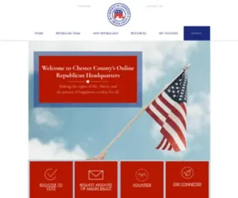 Republicanccc.com(Republican Committee of Chester County) Screenshot