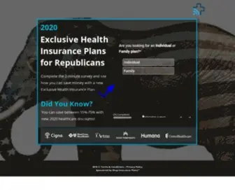 Republicanhealthquotes.com(Republican Health Insurance Plans) Screenshot