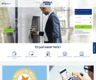 Republicbank.com(Republic Bank) Screenshot