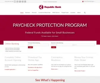 Republicebank.com(Republic Bank of Chicago) Screenshot