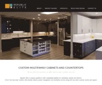 Republicelite.com(Multifamily Cabinets & Countertops) Screenshot