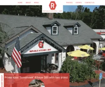 Republickitchenandbar.com(Republic Kitchen and Bar) Screenshot