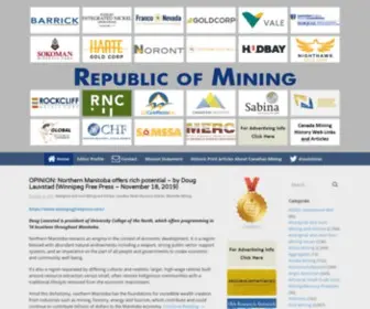 Republicofmining.com(Republic of Mining) Screenshot