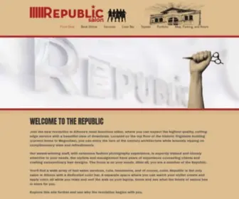 Republicsalon.com(The Republic) Screenshot