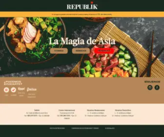 Republikrestaurante.com(Asian Food & Sushi Bar) Screenshot