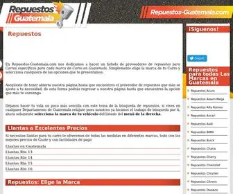 Repuestos-Guatemala.com(Repuestos) Screenshot