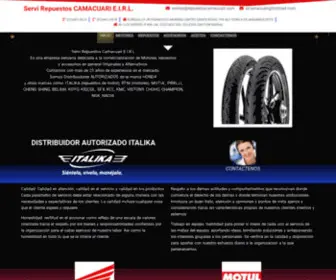 Repuestoscamacuari.com(REPUESTOS DE MOTOS) Screenshot