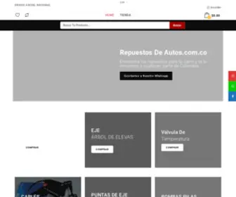 Repuestosdeautos.com.co(WordPress) Screenshot