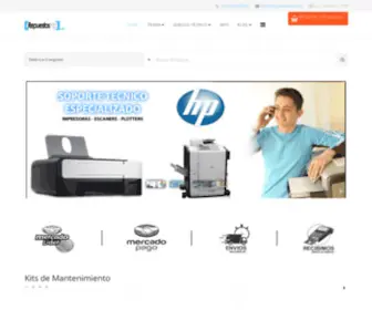 Repuestoshp.com(Repuestos HP) Screenshot