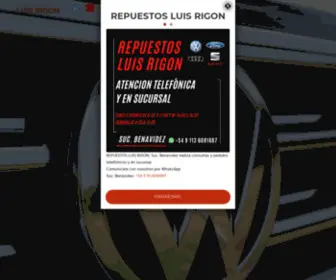 Repuestosluisrigon.com.ar(Luis Rigon) Screenshot