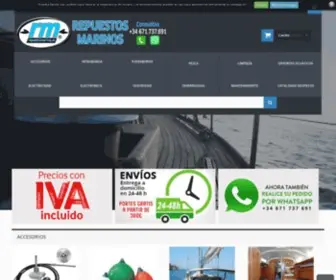 Repuestosmarinos.es(Tienda online de repuestos y accesorios para barcos) Screenshot