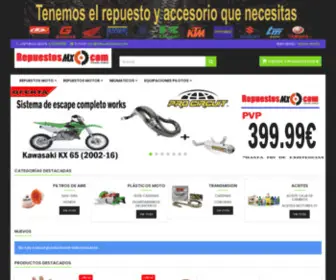 Repuestosmx.com(Tienda online especializada en recambios de motos) Screenshot