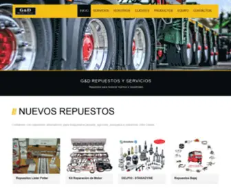 Repuestosyserviciosgyd.com.pe(G & D) Screenshot