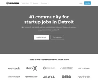Repurpose.co(Get Connected with Midwest Startups that are Hiring) Screenshot