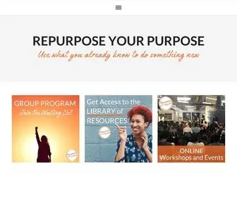 Repurposeyourpurpose.com(Repurpose your Purpose) Screenshot