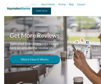 Reputationstacker.com(Get More Reviews for Your Business With ReputationStacker) Screenshot